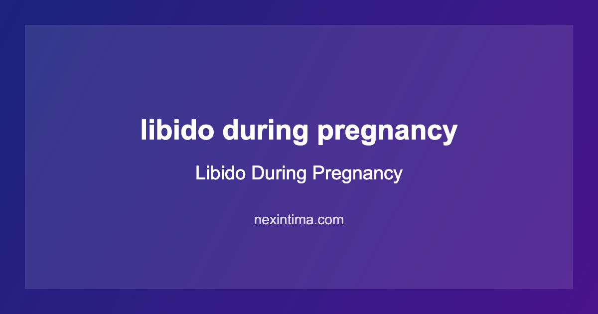 libido during pregnancy
