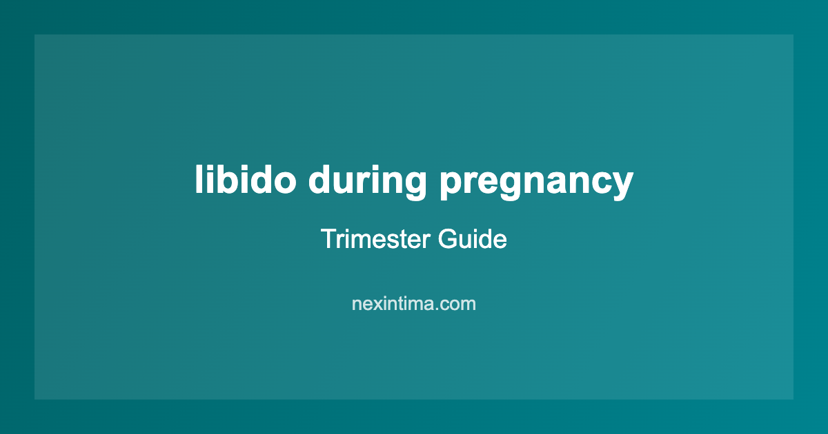 libido during pregnancy